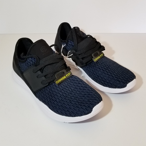 navy women's athletic shoes
